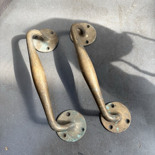 Antique brass door handles - antique,
