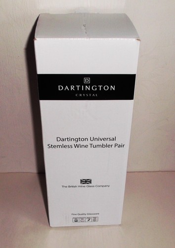Pair dartington crystal - of,