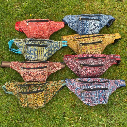Indian block printed bum - block,