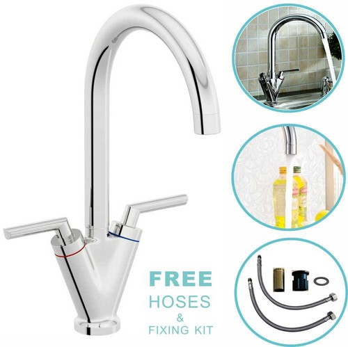Modern kitchen sink mixer taps - mixer,