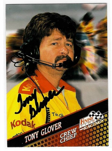 Tony glover signed - glover, finish
