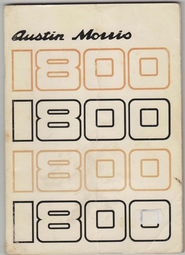 Austin morris 1800 - morris,