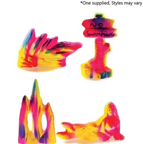 Fluorescent aqua fish - 1,