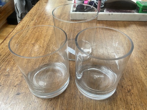 Glass cylinder vases - glass,