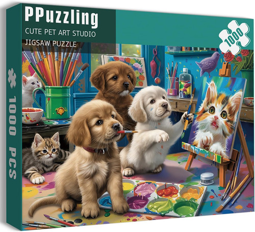 Funny dog puzzles - dog,