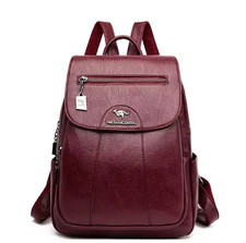 Women Backpack Soft Leather
