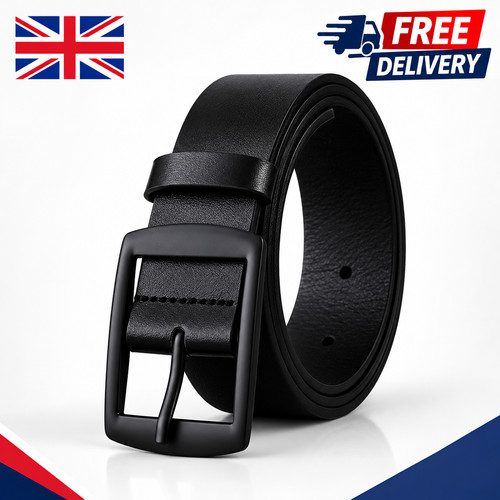 Mens genuine leather belt - mens,