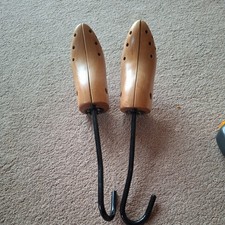 Vintage Wooden Screw Shoe Trees / Stretchers. Adjustable.  