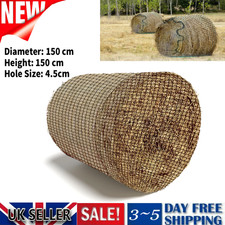 Large Round Bale Hay Net Field