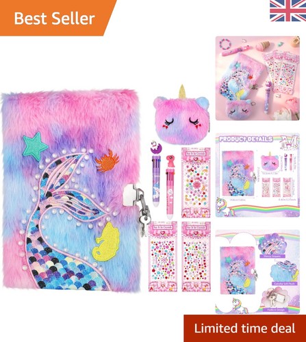 Charming unicorn themed diary - unicorn-themed,