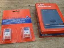 vintage agfa film splicer F8S klebepresse + 2 x 20 super splicing tapes