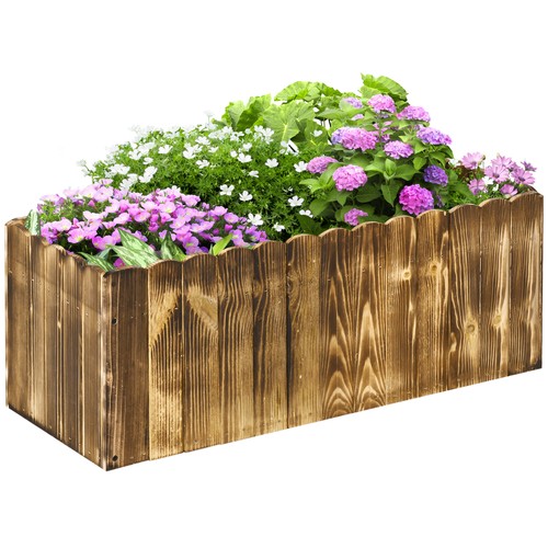 Outsunny 70l wooden rectangle - outsunny,
