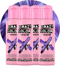 CRAZY COLOR SEMI PERMANENT HAIR DYE 100ML MULTI COLOUR CHOICE  **PACK OF 4***