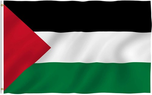3ft 5ft palestine flag - x,