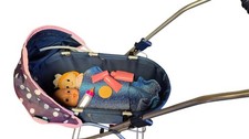Dolls pram 55cm handle height