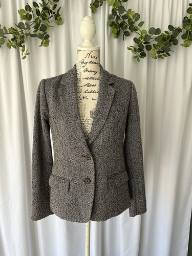 Kew herringbone tweed blazer - herringbone,