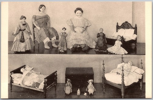 Vintage postcard doll - postcard,