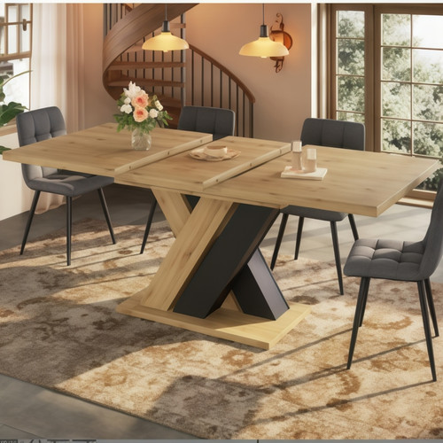 Extendable dining table - extendable,