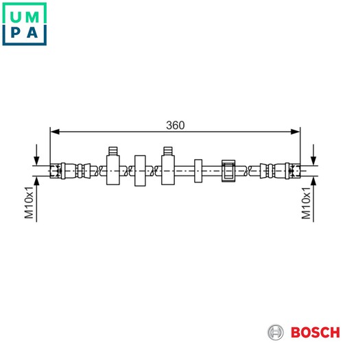 Brake hose 987 - brake, 1