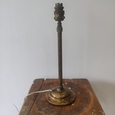 Antique early 20th century brass  table or desk lamp possibly by Benson ?