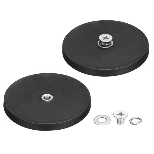2pcs dia rubber - 3.5", coated