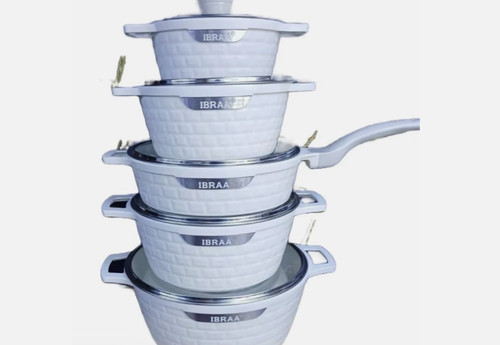 Ibraa cooking pots and pan - pots,