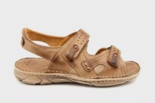 Maximus Mens Natural Leather Foot Adapting Orthopedic Sandal Shoes Model 028