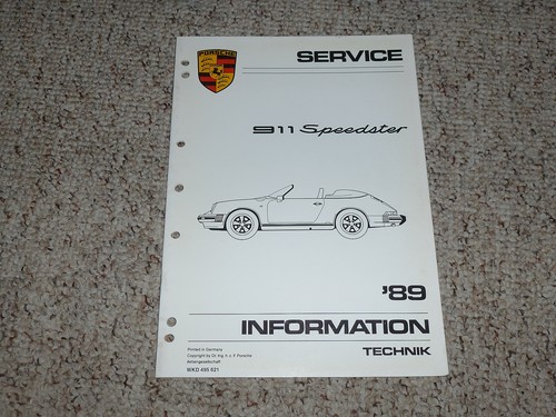 1989 porsche 911 speedster - 1989,