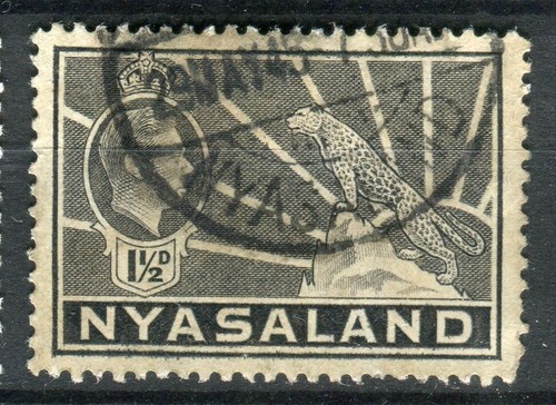 Nyasaland sg132a 1938 kgvi - 1938-44,
