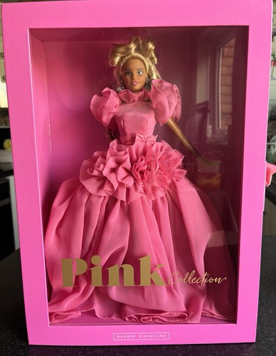 Pink collection barbie doll - pink,