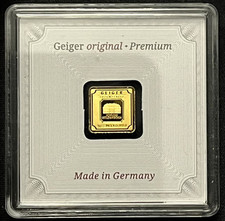 1g Geiger Gold Bar in Capsule