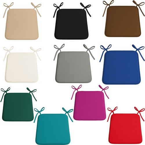 Removable chair pads with ties - removable,