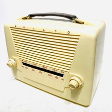 Philco B2601 Small Portable Bakelite Radio, 1949, Battery Only. For DIsplay