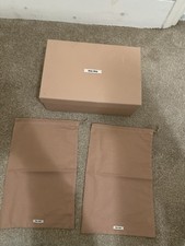 Authentic MIU MIU Luxury Shoe Box and Dust Bag Packaging Set