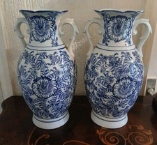 A Pair Of Blue & White