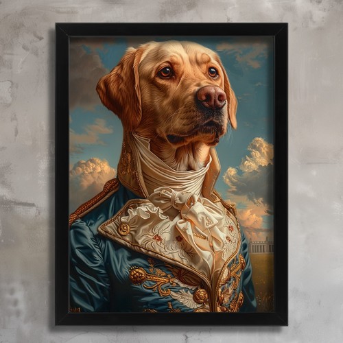 Vintage labrador wall art - art, dog