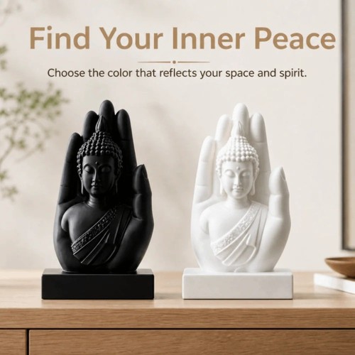 Buddha hand statue - buddha, in