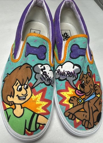 Custom vans slip shoes - vans, slip-on