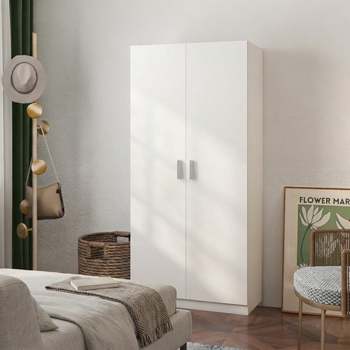 Sleek white door wardrobe - sleek, 2