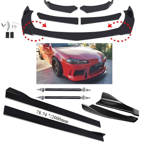 Front bumper chin lip splitter - chin,