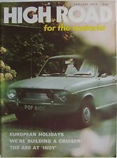 High Road Jan 1970 Austin A90 Atlantic Land Rover Triumph TR6 MGB GT Mini +