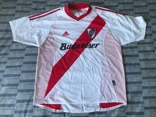River Plate Home Football Shirt 2003-2004 Size Extra Large Adidas