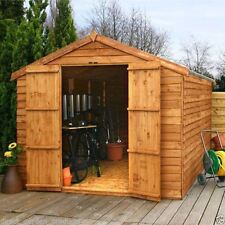 12x8 WOODEN GARDEN SHED DOUBLE