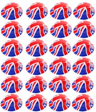 24 PACK UNION JACK FLAG BOWLER
