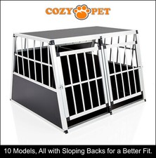 Aluminium Car Dog Cage Cozy