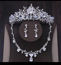 Blue crystal crowns - crystal, tiara
