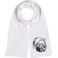 'Red Panda Wearing Santa Hat'