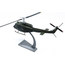 29cm Diecast Alloy 1/48 Scale USA UH-1 Huey Helicopter Aircraft Model Collection