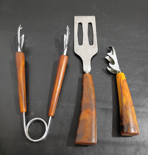 Vtg bakelite serving set - vtg,
