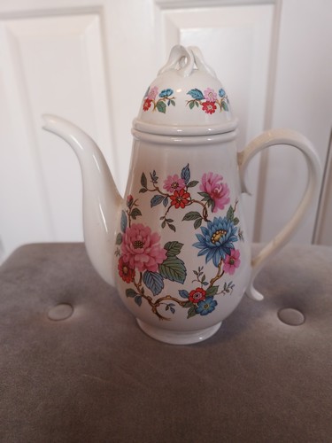 Portmeirion tall floral coffee